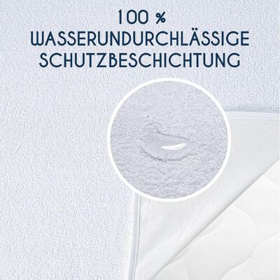 Inny producent Wodoodporny Ochraniacz Na Materac 120x190 cm Oddychający Oeko-TEX Inny producent Wodoodporny Ochraniacz Na Materac 120x190 cm Oddychający Oeko-TEX