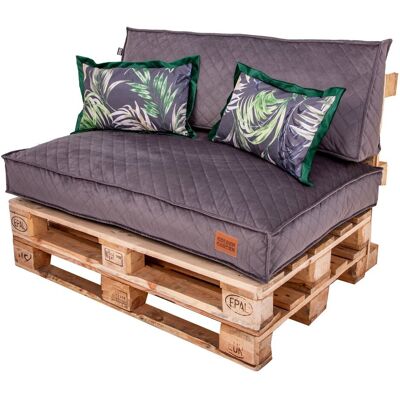 Inny producent zestaw poduszek 120/80/15 pianka + oparcie 120/40/15 velvet pikowany + jaśki Inny producent zestaw poduszek 120/80/15 pianka + oparcie 120/40/15 velvet pikowany + jaśki