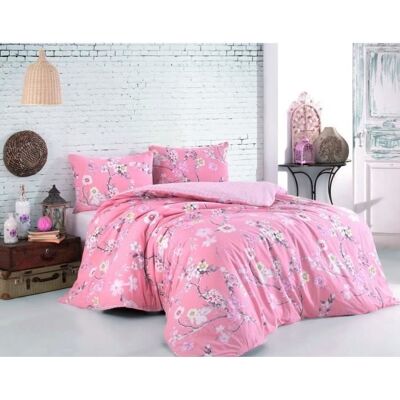 Inny producent Zestaw pościeli - 1 poszwa na kołdrę 220 x 240 cm + 2 poszewki na poduszki 60 x 60 cm - 100% bawełna wzmocniona - Puder Inny producent Zestaw pościeli - 1 poszwa na kołdrę 220 x 240 cm + 2 poszewki na poduszki 60 x 60 cm - 100% bawełna wzmocniona - Puder