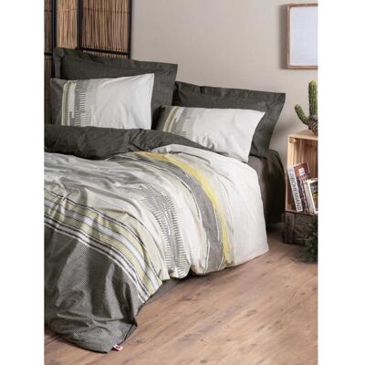 Inny producent Zestaw pościeli - 1 poszwa na kołdrę 220 x 240 cm + 2 poszewki na poduszki 60 x 60 cm - 100% wzmocniona bawełna - Furis Inny producent Zestaw pościeli - 1 poszwa na kołdrę 220 x 240 cm + 2 poszewki na poduszki 60 x 60 cm - 100% wzmocniona bawełna - Furis