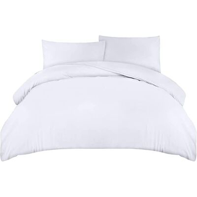 Inny producent Zestaw Pościeli 220x230cm Z Microfibry Biały Inny producent Zestaw Pościeli 220x230cm Z Microfibry Biały