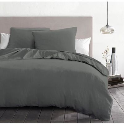 Inny producent Zestaw pościeli 3 częściowy - HOME LINGE PASSION - HP72075 - Mikrofibra 82 g - 240 x 260 cm - Szary antracytowy Inny producent Zestaw pościeli 3 częściowy - HOME LINGE PASSION - HP72075 - Mikrofibra 82 g - 240 x 260 cm - Szary antracytowy