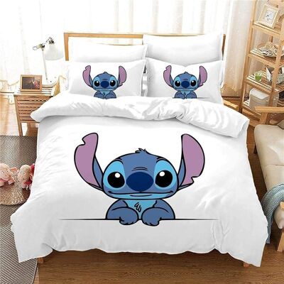 Inny producent Zestaw Pościeli 3-Częściowy Miękki Lilo & Stitch Zamek Błyskawiczny Inny producent Zestaw Pościeli 3-Częściowy Miękki Lilo & Stitch Zamek Błyskawiczny