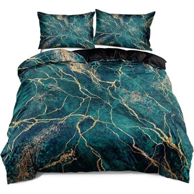 Inny producent Zestaw Pościeli 3D – 135 x 200 cm Nowoczesna Stylowa Wzór Marmur Luowei Inny producent Zestaw Pościeli 3D – 135 x 200 cm Nowoczesna Stylowa Wzór Marmur Luowei