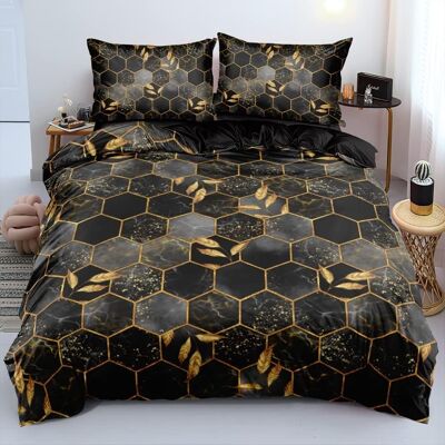 Inny producent Zestaw Pościeli z Mikrofibrą 135x200 cm Poszewką na Poduszkę 80 x 80 cm Inny producent Zestaw Pościeli z Mikrofibrą 135x200 cm Poszewką na Poduszkę 80 x 80 cm