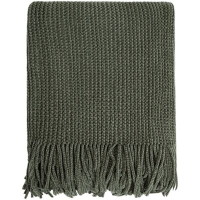 Homla Koc Chenille Szenilowy Khaki 130x170 Cm Homla Koc Chenille Szenilowy Khaki 130x170 Cm