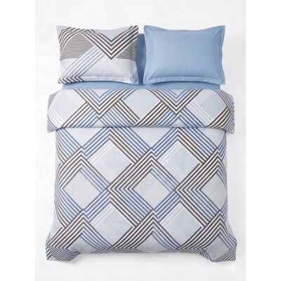 Cotton World Komplet Pościeli 100% Bawełna Rozmiar 160x200 2 Poszewki 70x80 Geometryczna Cotton World Komplet Pościeli 100% Bawełna Rozmiar 160x200 2 Poszewki 70x80 Geometryczna