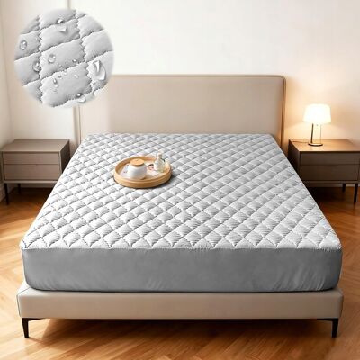 Inny producent Ochraniacz 180x200cm Wodoodporny Na Materac Prześcieradło Gumką Oddychający Inny producent Ochraniacz 180x200cm Wodoodporny Na Materac Prześcieradło Gumką Oddychający