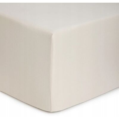Prześcieradło PELLY jersey beżowe PREMIUM 90x200 cm HOMLA Prześcieradło PELLY jersey beżowe PREMIUM 90x200 cm HOMLA