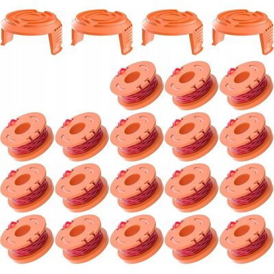 18x ŻYŁKI DO PODKASZARKI KOSY Worx 4x POKRYWA ŻYŁKA 1,65 mm x 3 m Szpula 18x ŻYŁKI DO PODKASZARKI KOSY Worx 4x POKRYWA ŻYŁKA 1,65 mm x 3 m Szpula