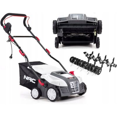 AERATOR WERTYKULATOR ELEKTRYCZNY NAC 2W1 1800W 40CM 2 WAŁKI AERATOR WERTYKULATOR ELEKTRYCZNY NAC 2W1 1800W 40CM 2 WAŁKI