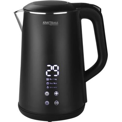 KRAFT&DELE Czajnik Elektryczny z regulacją temperatury 1,6L 1500W KD4105 KRAFT&DELE Czajnik Elektryczny z regulacją temperatury 1,6L 1500W KD4105