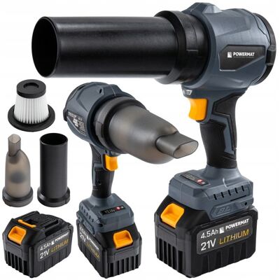 Powermat DMUCHAWA AKUMULATOROWA 21V Z FUNKCJĄ ODKURZACZA LI-ION 225KM/H FILTR HEPA Powermat DMUCHAWA AKUMULATOROWA 21V Z FUNKCJĄ ODKURZACZA LI-ION 225KM/H FILTR HEPA