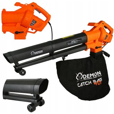 Demon Dmuchawa Elektryczna Do Liści 3000W Ogrodowa 40L Rozdrabniacz Odkurzacz Demon Dmuchawa Elektryczna Do Liści 3000W Ogrodowa 40L Rozdrabniacz Odkurzacz