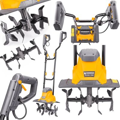 Powermat Glebogryzarka Elektryczna Kultywator Do Ziemi Moc 1700W 360Mm Powermat Glebogryzarka Elektryczna Kultywator Do Ziemi Moc 1700W 360Mm