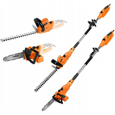 GTX Poland GRAPHITE, Urządzenie ogrodowe na wysięgniku 2w1: pilarka 750W 250mm + nożyce do żywopłotu 550W 440mm GTX Poland GRAPHITE, Urządzenie ogrodowe na wysięgniku 2w1: pilarka 750W 250mm + nożyce do żywopłotu 550W 440mm
