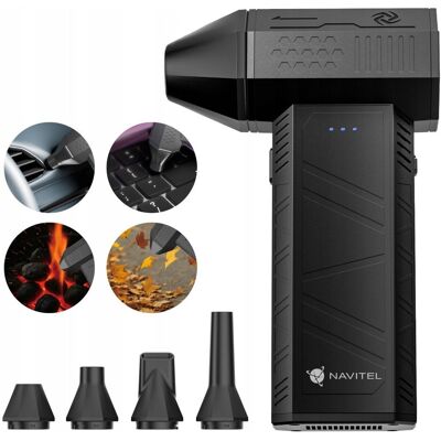 Inny producent Kompaktowa dmuchawa NAVITEL TF2 TURBO FAN do elektroniki, kurzu, liści Inny producent Kompaktowa dmuchawa NAVITEL TF2 TURBO FAN do elektroniki, kurzu, liści