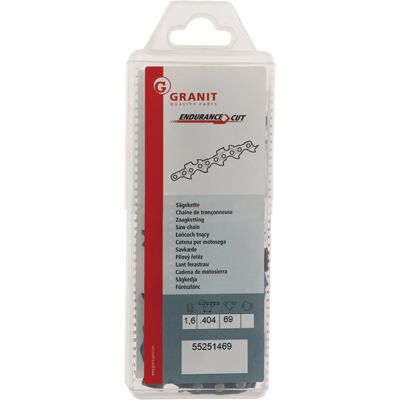 Granit Łańcuch do piły 69 ogniw dłuto połówkowe 0.404 x 1,6 mm 46RMH B3EP H64 Granit Łańcuch do piły 69 ogniw dłuto połówkowe 0.404 x 1,6 mm 46RMH B3EP H64