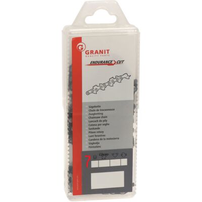Granit Łańcuch tnący do piły łańcuchowej 80 ogniw dłuto pełne 0,325 x 1,5mm 25RM Granit Łańcuch tnący do piły łańcuchowej 80 ogniw dłuto pełne 0,325 x 1,5mm 25RM