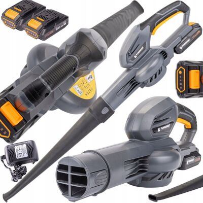 Powermat MOCNA DMUCHAWA AKUMULATOROWA DO LIŚCI OGRODOWA LI-ION 20V 2x AKUMULATOR 2AH Powermat MOCNA DMUCHAWA AKUMULATOROWA DO LIŚCI OGRODOWA LI-ION 20V 2x AKUMULATOR 2AH