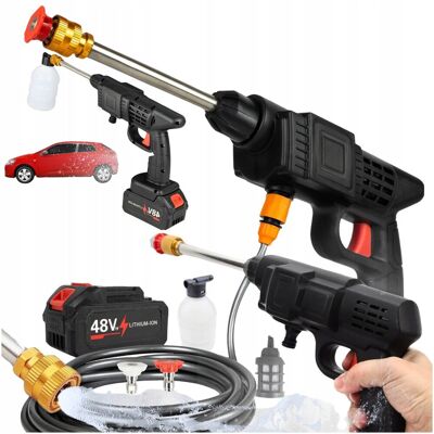 Inny producent Myjka Akumulatorowa Ciśnieniowa Ręczna Mocna Pompa Zestaw Aku 48V 26 Bar Inny producent Myjka Akumulatorowa Ciśnieniowa Ręczna Mocna Pompa Zestaw Aku 48V 26 Bar