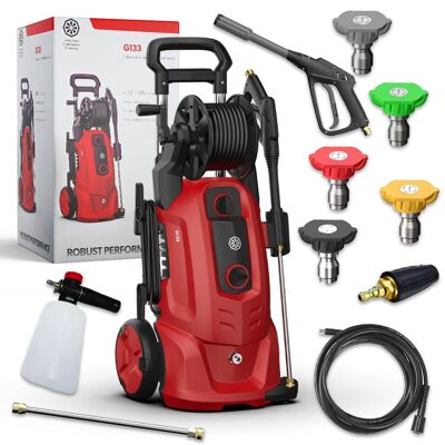 IPC MYJKA CIŚNIENIOWA 160BAR MOSIĘŻNA POMPA 3200W ZWIJACZ 10M + AKCESORIA IPC MYJKA CIŚNIENIOWA 160BAR MOSIĘŻNA POMPA 3200W ZWIJACZ 10M + AKCESORIA