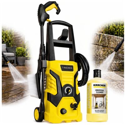 Myjka Ciśnieniowa Bauhus 1700W do Auta Tarasu Kostki 135 bar + Płyn Karcher Myjka Ciśnieniowa Bauhus 1700W do Auta Tarasu Kostki 135 bar + Płyn Karcher