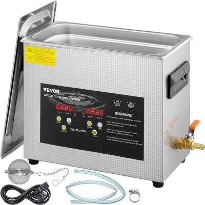 Vevor Myjka Ultradźwiękowa Przenośna 180 W 6L Vevor Myjka Ultradźwiękowa Przenośna 180 W 6L