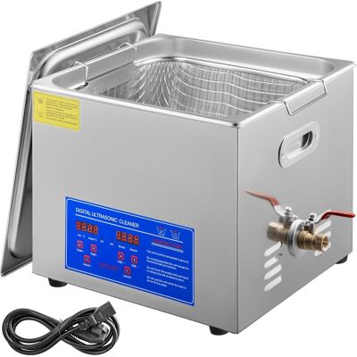 Vevor Myjka Ultradźwiękowa Przenośna Sterylizator + Timer 15L 360 W Vevor Myjka Ultradźwiękowa Przenośna Sterylizator + Timer 15L 360 W