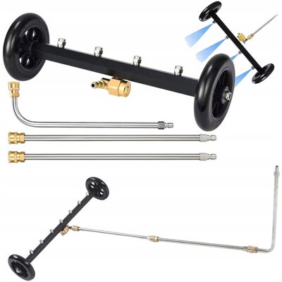TOOLSPROFI Myjka Wózek do Mycia Podwozia/Kostki Brukowej z 3 Lancami Wielofunkcyjna TOOLSPROFI Myjka Wózek do Mycia Podwozia/Kostki Brukowej z 3 Lancami Wielofunkcyjna