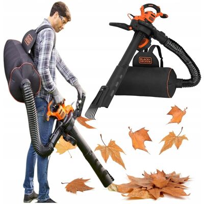inna (Inny) ODKURZACZ DO LIŚCI BLACK+DECKER DMUCHAWA ROZDRABNIACZ GRABIE 3000W 3W1 inna (Inny) ODKURZACZ DO LIŚCI BLACK+DECKER DMUCHAWA ROZDRABNIACZ GRABIE 3000W 3W1