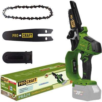 Pilarka łańcuchowa PROCRAFT PKA24 20V (sam korpus) - do gałęzi Mocna Pilarka łańcuchowa PROCRAFT PKA24 20V (sam korpus) - do gałęzi Mocna