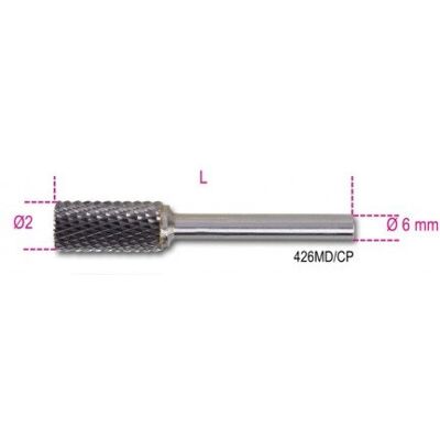 Pilnik obrotowy BETA, 6 mm BE426MD-CP12 Pilnik obrotowy BETA, 6 mm BE426MD-CP12