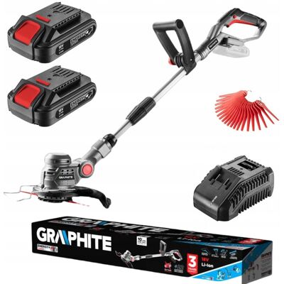 PODKASZARKA GRAPHITE +2x AKUMULATOR 2 AH ŁADOWARKA PODKASZARKA GRAPHITE +2x AKUMULATOR 2 AH ŁADOWARKA