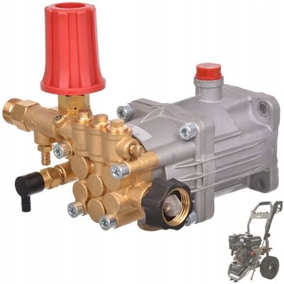 Pompa MOSIĘŻNA do myjki TECHKAR R210 wał 3/4' BY-PASS max 220bar 9,8l/min Pompa MOSIĘŻNA do myjki TECHKAR R210 wał 3/4' BY-PASS max 220bar 9,8l/min