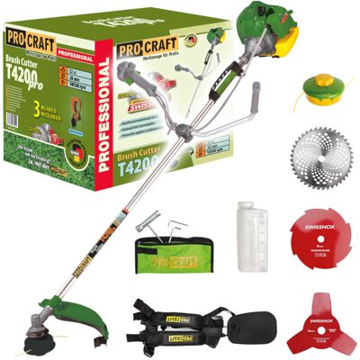 PROCRAFT T4200 PRO Kosa spalinowa jednoczęściowa 1,4kW PROCRAFT T4200 PRO Kosa spalinowa jednoczęściowa 1,4kW