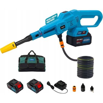 rexe PRZENOŚNA MYJKA WYSOKOCIŚNIENIOWA 750 PSI Z AKUMULATOREM 3 PRĘDKOŚCI DYSZA rexe PRZENOŚNA MYJKA WYSOKOCIŚNIENIOWA 750 PSI Z AKUMULATOREM 3 PRĘDKOŚCI DYSZA