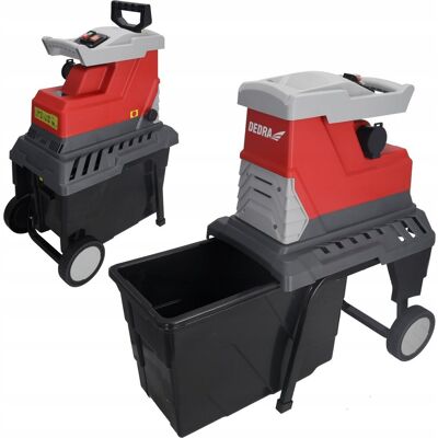 Rozdrabniacz do gałęzi DEDRA 2800W Rębak 45mm zbiornik 55L Frezowy Mocny Rozdrabniacz do gałęzi DEDRA 2800W Rębak 45mm zbiornik 55L Frezowy Mocny