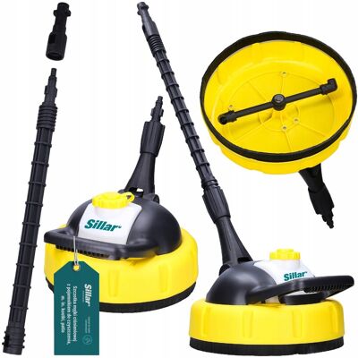 Sillar Szczotka obrotowa z pojemnikiem do czyszczenia kostki brukowej do Karcher Sillar Szczotka obrotowa z pojemnikiem do czyszczenia kostki brukowej do Karcher