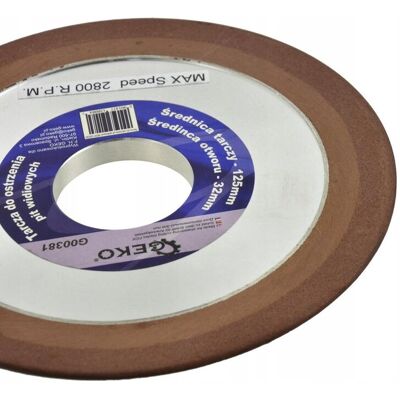 Geko TARCZA DIAMENTOWA 125 x 32mm DO OSTRZAŁKI PIŁ Geko TARCZA DIAMENTOWA 125 x 32mm DO OSTRZAŁKI PIŁ
