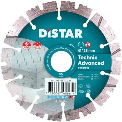 Distar Model 14315347010 - Wielozadaniowa tarcza diamentowa Distar Model 14315347010 - Wielozadaniowa tarcza diamentowa