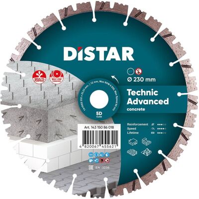 Distar Technic Advanced Diamentowa tarcza tnąca - Tarcza diamentowa Distar Technic Advanced Diamentowa tarcza tnąca - Tarcza diamentowa
