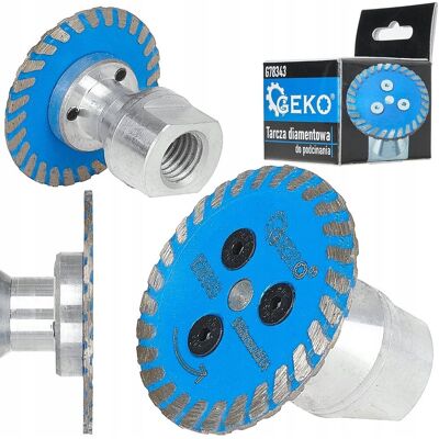 Geko TARCZA DIAMENTOWA DO PODCINANIA GRESU PŁYTEK GLAZURY 50MM M14 G78343 Geko TARCZA DIAMENTOWA DO PODCINANIA GRESU PŁYTEK GLAZURY 50MM M14 G78343