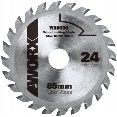 Tarcza Do Cięcia Drewna Worx Wa5034 85Mm 24T Tarcza Do Cięcia Drewna Worx Wa5034 85Mm 24T