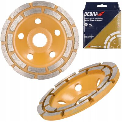 TARCZA DO SZLIFOWANIA BETONU KAMIENIA DEDRA 230mm Diamentowa Segmentowa TARCZA DO SZLIFOWANIA BETONU KAMIENIA DEDRA 230mm Diamentowa Segmentowa