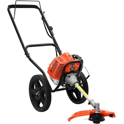 vidaXL Podkaszarka z kółkami pomarańczowa 52 cm3 1,45 kW vidaXL Podkaszarka z kółkami pomarańczowa 52 cm3 1,45 kW