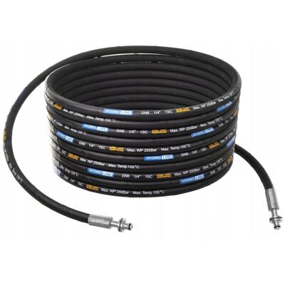 Techkar Wąż 10m DN6 250BAR przewód do myjki KARCHER HD HDS z bębnem 11mm łożysko Techkar Wąż 10m DN6 250BAR przewód do myjki KARCHER HD HDS z bębnem 11mm łożysko