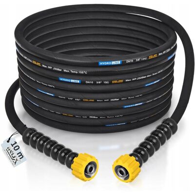 Techkar Wąż 10m do myjki KARCHER HD HDS KRANZLE M22 DN10 Max250Bar 155°C GWINT INOX Techkar Wąż 10m do myjki KARCHER HD HDS KRANZLE M22 DN10 Max250Bar 155°C GWINT INOX