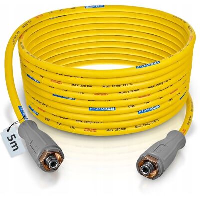 Techkar Wąż 5m do myjki Karcher HD HDS Easy Lock przewód DN6 250bar żółty EASYLOCK Techkar Wąż 5m do myjki Karcher HD HDS Easy Lock przewód DN6 250bar żółty EASYLOCK
