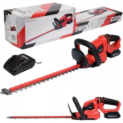 YATO NOŻYCE AKUMULATOROWE ŻYWOPŁOTU 45CM 18V +2Ah YATO NOŻYCE AKUMULATOROWE ŻYWOPŁOTU 45CM 18V +2Ah